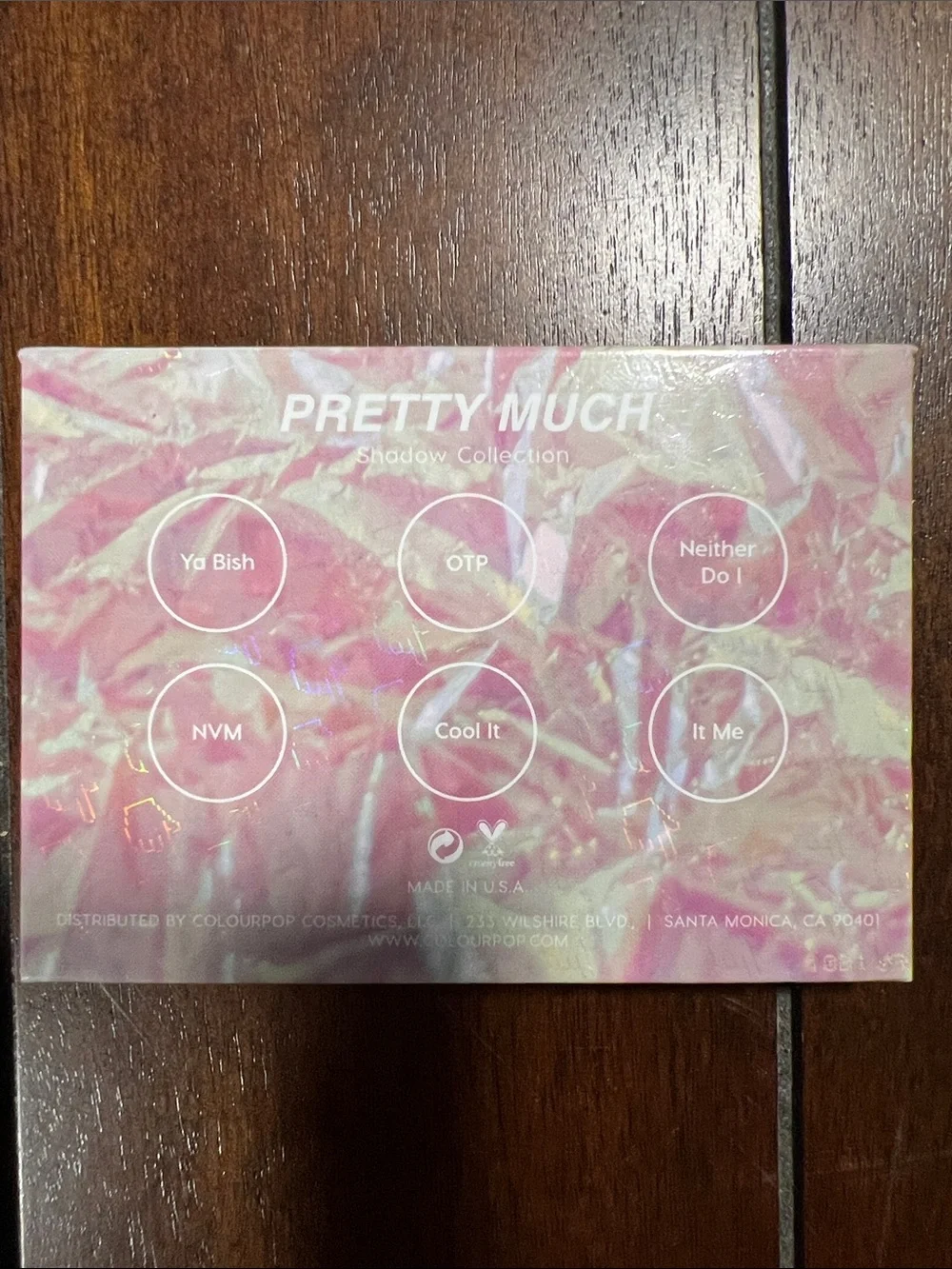 ColourPop Pretty Much Pink Iridescent Pigment Palette - New